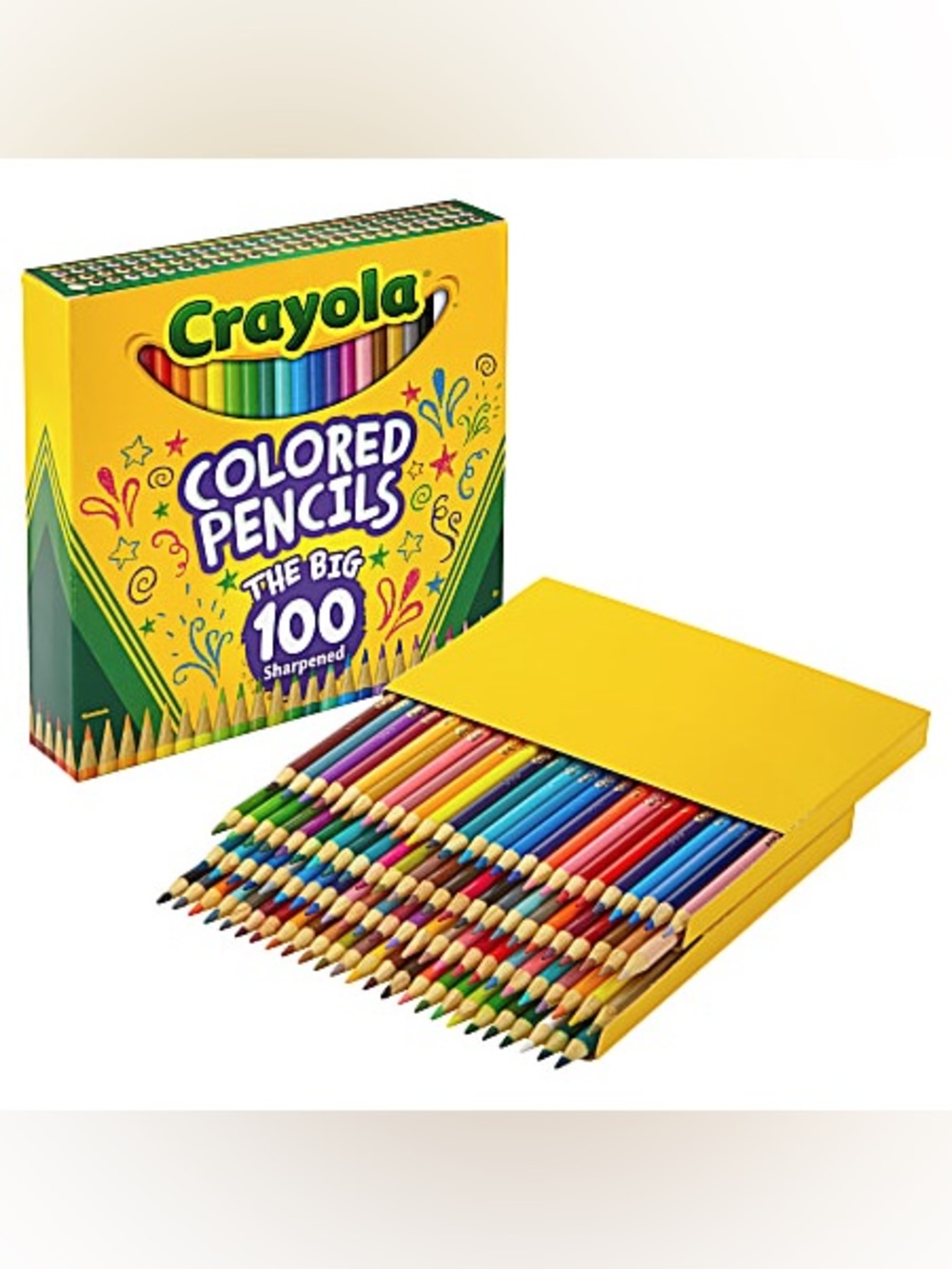 Crayola Colored Pencil Set — 100 Multicolor Assortment - Picture 3 of 4